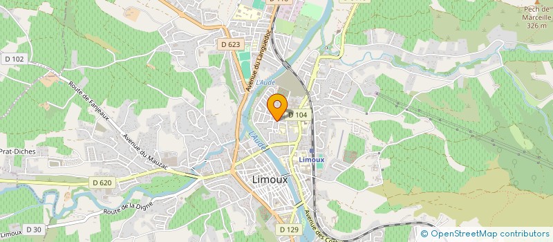 localisation de l'entreprise EDITIONS JOURDENUIT  LIMOUX