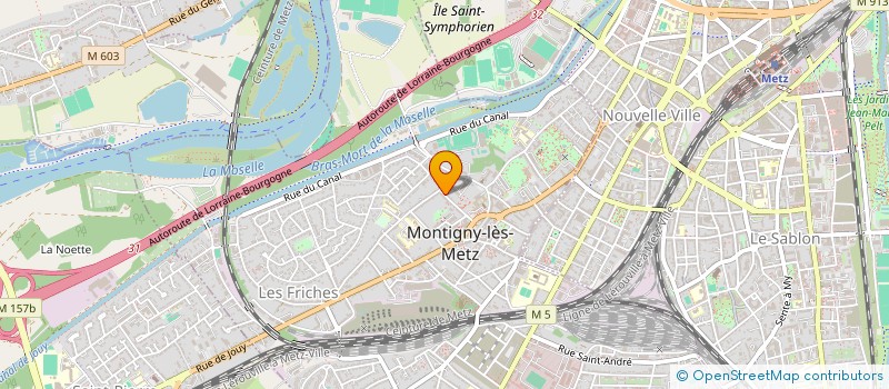 localisation de l'entreprise EDITIONS JURIDIQUES FRANCO-ALLEMANDES  MONTIGNY-LES-METZ