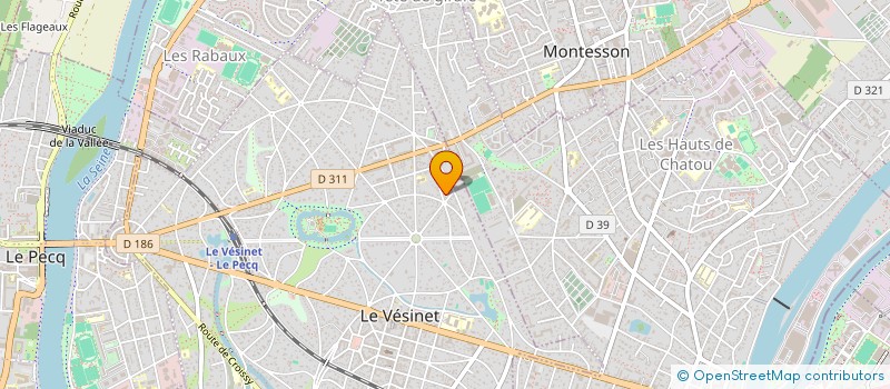 localisation de l'entreprise EDITIONS KURIOZA  LE VESINET