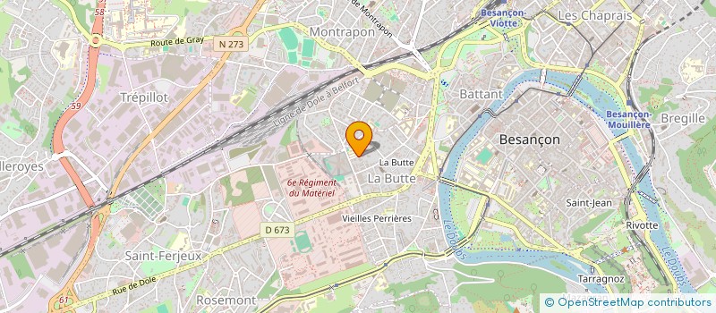 localisation de l'entreprise EDITIONS L ATELIER CONTEMPORAIN  BESANCON