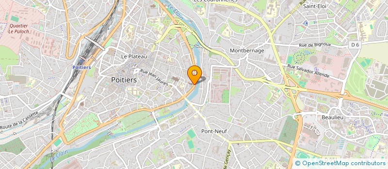 localisation de l'entreprise EDITIONS L'OISEAULIRE  POITIERS