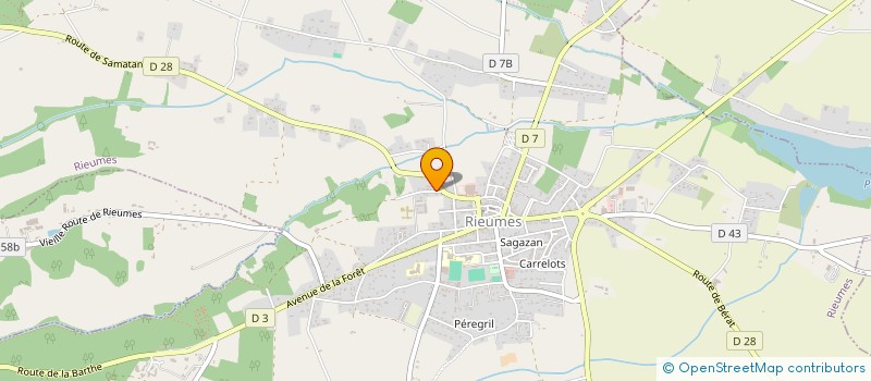 localisation de l'entreprise EDITIONS L'OR DES FOUS  RIEUMES