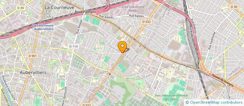 localisation de l'entreprise EDITIONS LA BIBLE DE POCHE  AUBERVILLIERS