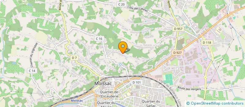 localisation de l'entreprise EDITIONS LA CULOTTEE  MOISSAC