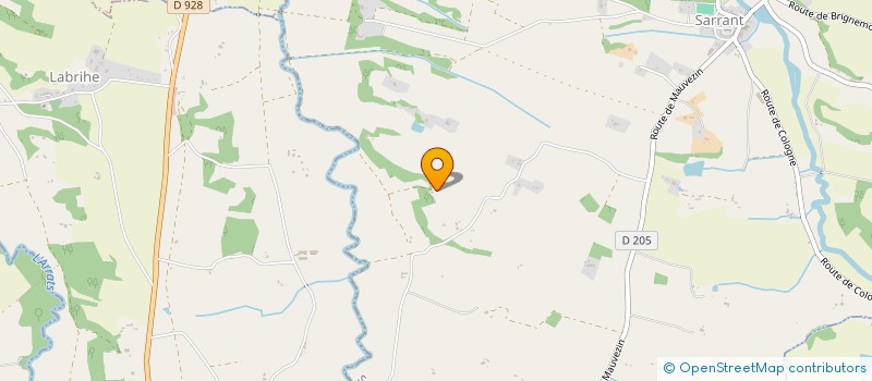 localisation de l'entreprise EDITIONS LA LIBRAIRIE DES TERRITOIRES  SARRANT