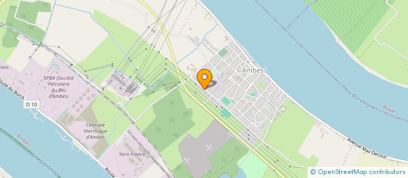 localisation de l'entreprise EDITIONS LA NOUVELLE PENSEE  AMBES