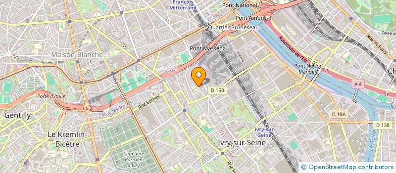 localisation de l'entreprise EDITIONS LA PLUME DE LOUISE à IVRY-SUR-SEINE