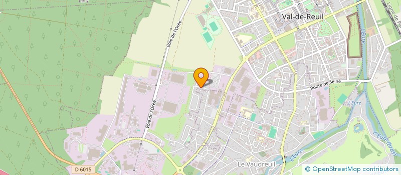 localisation de l'entreprise EDITIONS LA ROBE NOIRE  LE VAUDREUIL