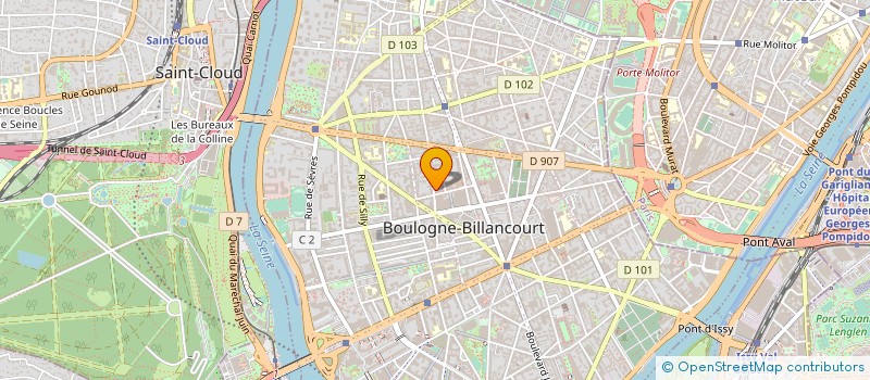 localisation de l'entreprise EDITIONS LABEO MUSIC à BOULOGNE-BILLANCOURT