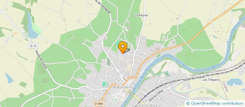 localisation de l'entreprise EDITIONS LAHOUARI HAMADI  RABASTENS