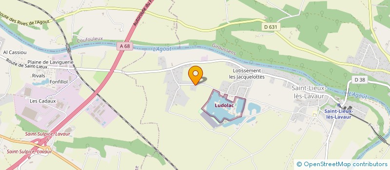 localisation de l'entreprise EDITIONS LANDELLE  SAINT-LIEUX-LES-LAVAUR