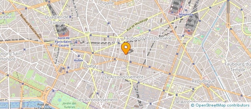 localisation de l'entreprise EDITIONS LANGLAUDE  PARIS