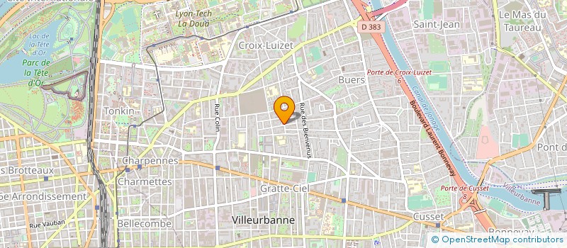 localisation de l'entreprise EDITIONS LAPIN SARL à VILLEURBANNE