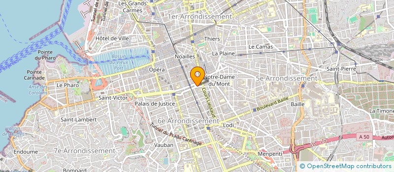 localisation de l'entreprise EDITIONS LCB à MARSEILLE