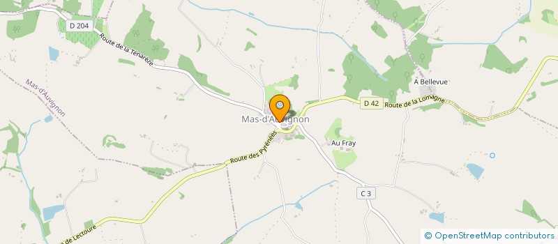 localisation de l'entreprise EDITIONS LE CAPUCIN  LAGARDE