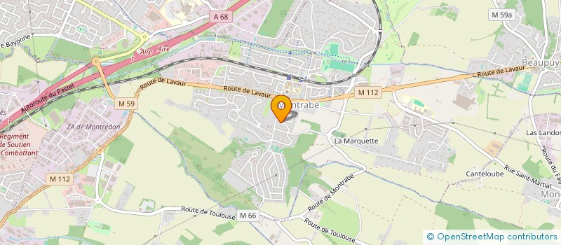 localisation de l'entreprise EDITIONS LE GOELAND à MONTRABE