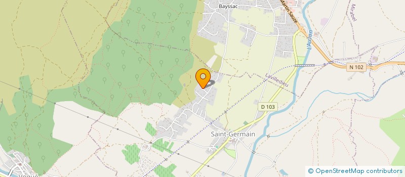 localisation de l'entreprise EDITIONS LES  ASSUMES  SAINT-GERMAIN