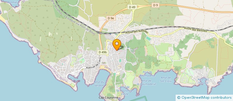 localisation de l'entreprise EDITIONS LES ORFEVRES à MARTIGUES