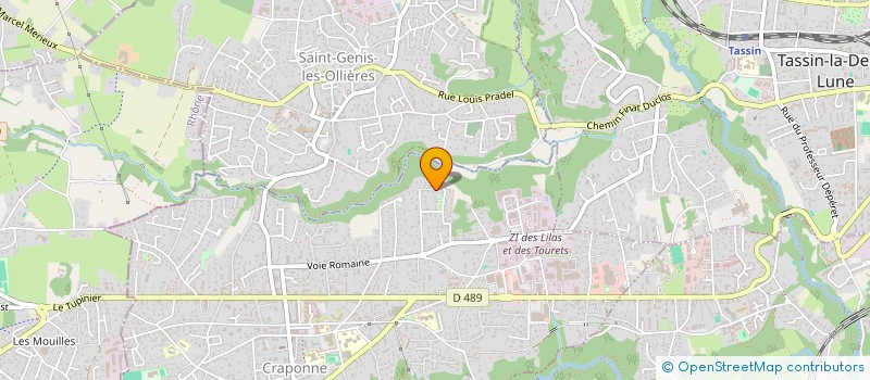 localisation de l'entreprise EDITIONS LES PASSIONNES DE BOUQUINS  CRAPONNE