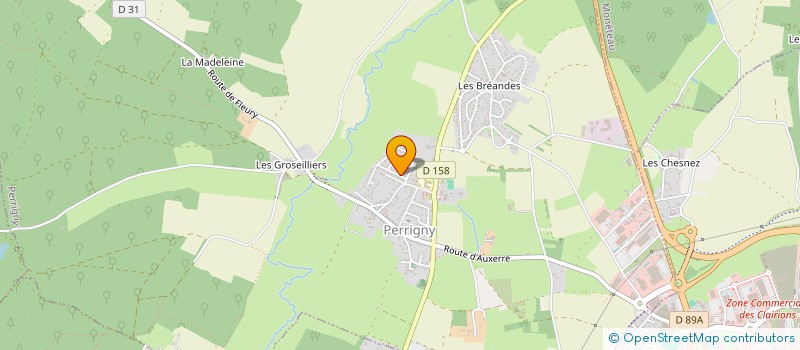 localisation de l'entreprise EDITIONS LES SOULIERS BLANCS  PERRIGNY