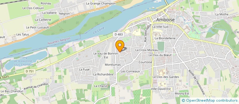 localisation de l'entreprise EDITIONS LES TROIS R  AMBOISE