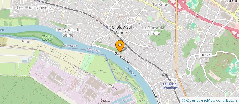 localisation de l'entreprise EDITIONS LIBRE  HERBLAY-SUR-SEINE