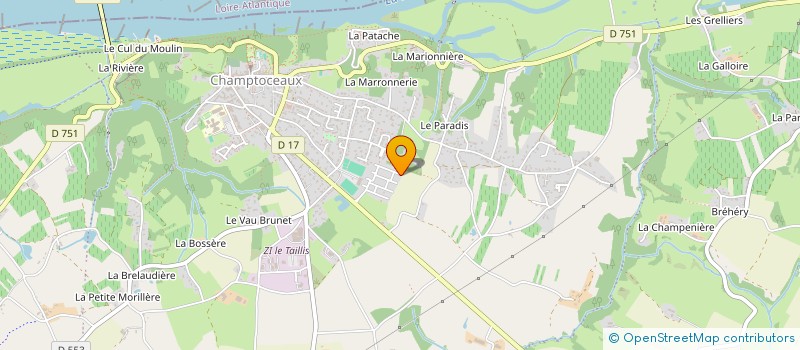 localisation de l'entreprise EDITIONS LIRE-COURAUT  OREE D'ANJOU