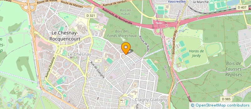 localisation de l'entreprise EDITIONS LIVRES DE FRANCE  LE CHESNAY-ROCQUENCOURT