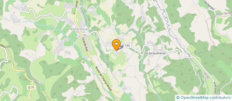 localisation de l'entreprise EDITIONS LORENZO à VARACIEUX