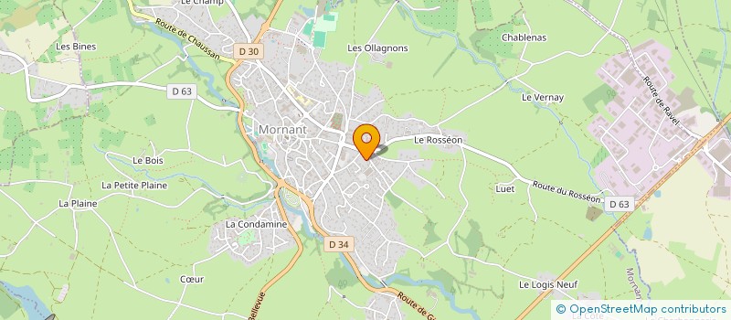 localisation de l'entreprise EDITIONS MABOZA - EDITIONS DOMINO  MORNANT