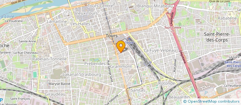 localisation de l'entreprise EDITIONS MACHINE ARRIERE  TOURS