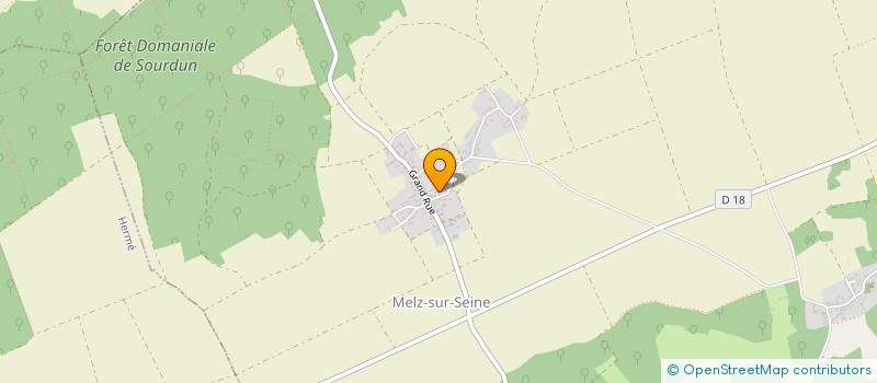 localisation de l'entreprise EDITIONS MAKA  MELZ-SUR-SEINE