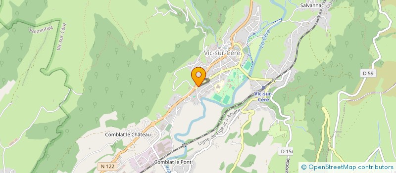 localisation de l'entreprise EDITIONS MALOLOIRE à VIC-SUR-CERE