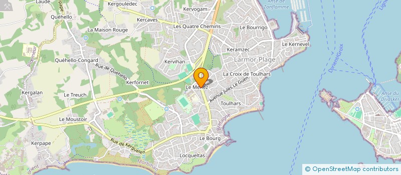 localisation de l'entreprise EDITIONS MANGECLOUS  LARMOR-PLAGE