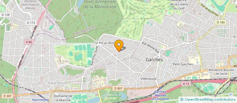 localisation de l'entreprise EDITIONS MARFI à VAUCRESSON