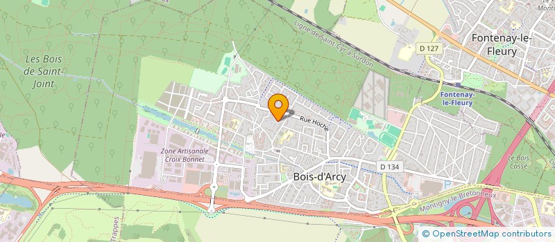 localisation de l'entreprise EDITIONS MAZETTE  BOIS D ARCY