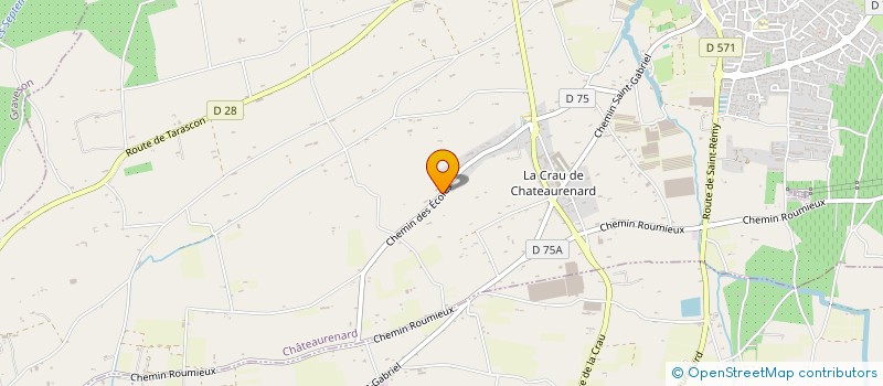 localisation de l'entreprise EDITIONS MEDIAPRATIC  CHATEAURENARD