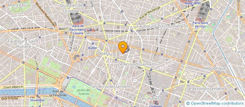 localisation de l'entreprise EDITIONS MICHELET à PARIS