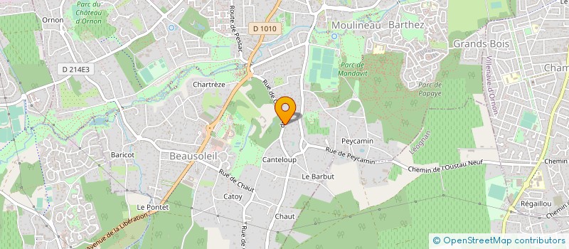 localisation de l'entreprise EDITIONS MILATHEA  GRADIGNAN