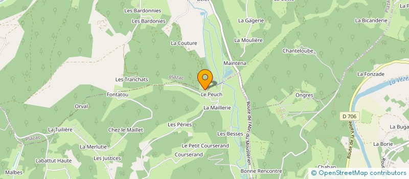 localisation de l'entreprise EDITIONS MOAN  PLAZAC