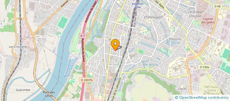 localisation de l'entreprise EDITIONS MULTICOLORES  VALENCE