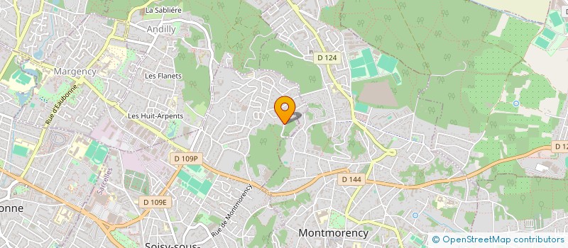 localisation de l'entreprise EDITIONS MUSICALES AMPLITUDE  SOISY-SOUS-MONTMORENCY