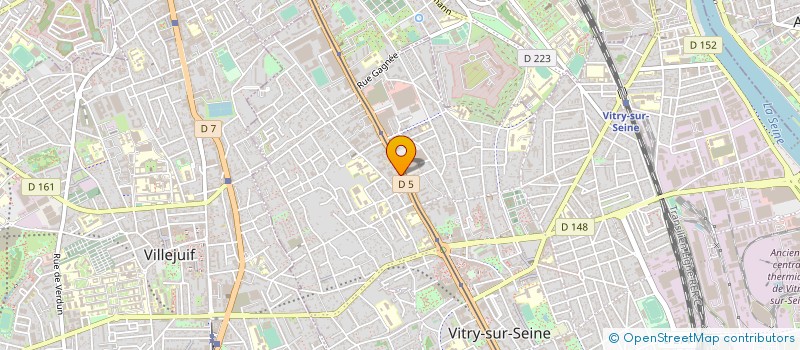 localisation de l'entreprise EDITIONS MUSICALES APHRODITE à VITRY-SUR-SEINE