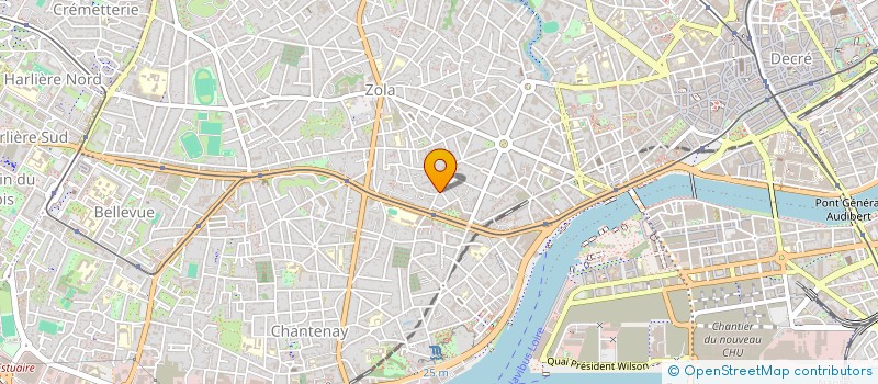localisation de l'entreprise EDITIONS MUSICALES OK MUSIC  NANTES