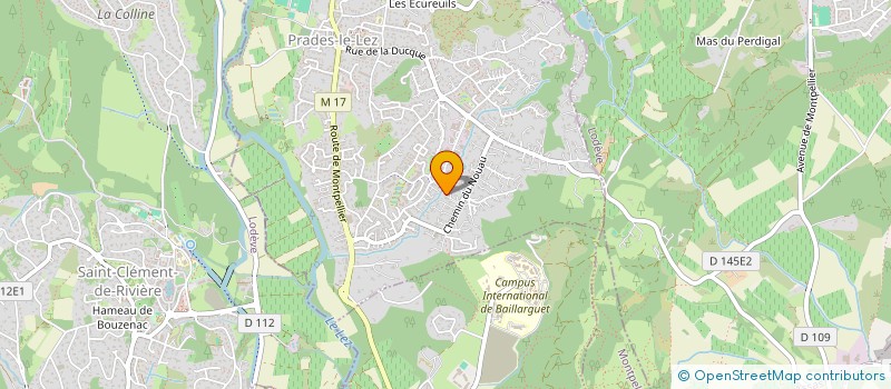 localisation de l'entreprise EDITIONS NANIKA à PRADES-LE-LEZ