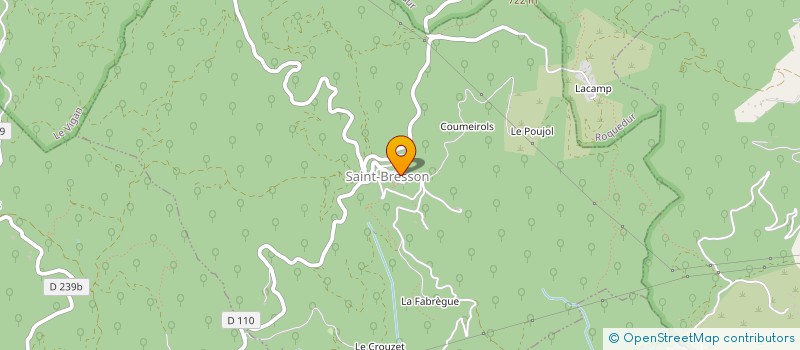 localisation de l'entreprise EDITIONS NOCTUA  SAINT-BRESSON