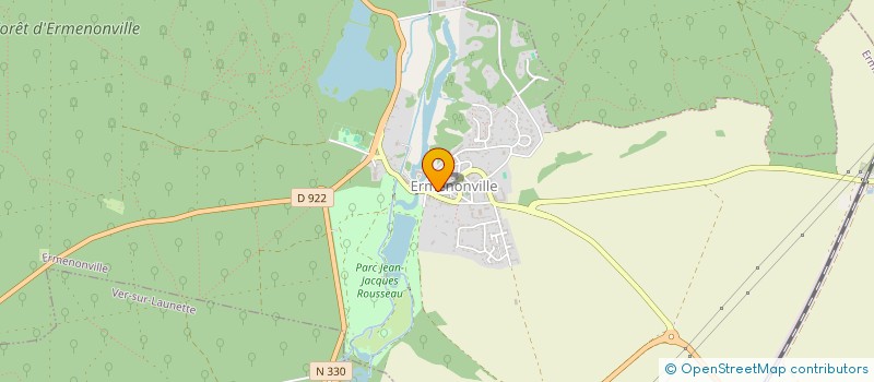 localisation de l'entreprise EDITIONS NOE  ERMENONVILLE