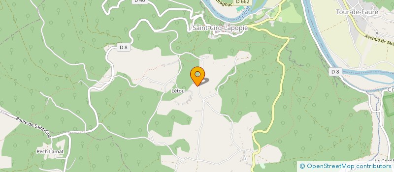 localisation de l'entreprise EDITIONS NOUVEAUX DELITS  SOUCIRAC