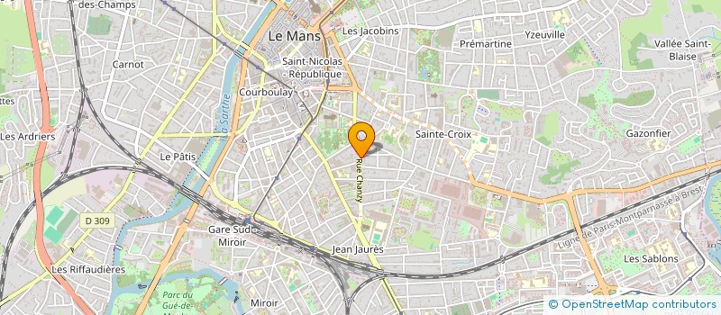 localisation de l'entreprise EDITIONS NOUVELLE HYDRE  LE MANS