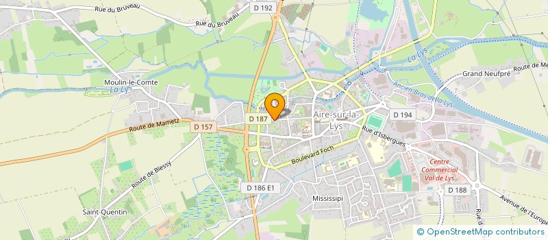 localisation de l'entreprise EDITIONS NUANCES à AIRE-SUR-LA-LYS